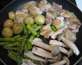 鶏肉のクリームソース☆ほんのりカレー風味作り方3写真