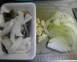 ■いかとトマトのにんにくスパゲティー■作り方1写真