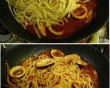 ■いかとトマトのにんにくスパゲティー■作り方5写真