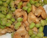 鳥軟骨と枝豆の和風パスタ作り方8写真