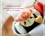 ＊キャラ弁＊　メーメー羊ちゃん♪作り方8写真