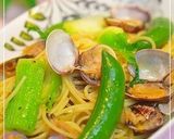 ✿アサリの春色ちっくな白ワインパスタ✿作り方9写真