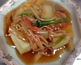 木綿豆腐の揚げ出し風カニ玉あんかけ作り方5写真
