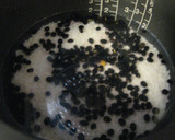 簡単☆千石黒豆（黒千石）御飯作り方3写真