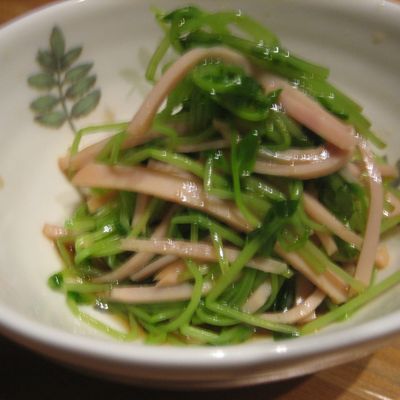 はむサラダ B−カロテン豊富♪豆苗とハムの中華サラダ by hitkat