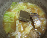 キャべさばカレー（さばの味噌煮缶詰使用）作り方3写真