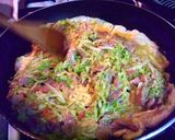本場の味！鉄板焼き屋のとん平焼き作り方4写真