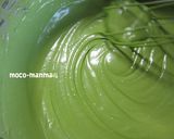 抹茶のレアチーズケーキ作り方10写真