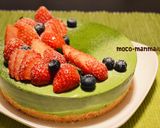 抹茶のレアチーズケーキ作り方13写真