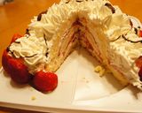 ホワイトグルーミー立体バースデーケーキ作り方10写真