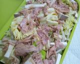 簡単＊ツナとキャベツのレンジ蒸し作り方2写真