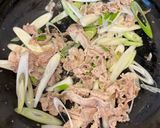 豚バラとネギの和風パスタ！作り方3写真