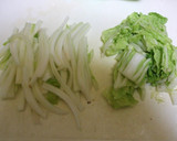 白菜とかぶのとろとろミルクスープ作り方1写真