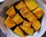 レンジで簡単！かぼちゃの煮物作り方3写真