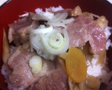 塩麹と圧力鍋で簡単柔らか♡煮豚と煮豚丼♫作り方8写真