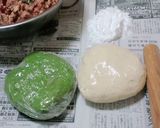 緑色の健康手作り餃子作り方4写真
