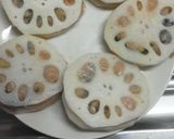 大葉と海老でさっぱり♪レンコンの挟み揚げ作り方4写真
