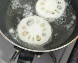 大葉と海老でさっぱり♪レンコンの挟み揚げ作り方5写真