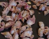砂肝の銀皮とセロリのきんぴら作り方6写真