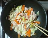 簡単!母から教わった我が家のニラ肉炒め♪作り方3写真