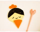 ＊キャラ弁＊　ひな祭りに✿おひなさま作り方3写真