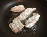 ★簡単★鶏胸肉の梅肉挟み焼き♪作り方5写真
