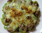 ♥肉味噌でソラマメのオーブン焼き♥作り方5写真