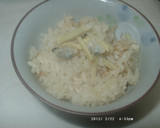 しょうがとあさりの炊き込みご飯作り方5写真
