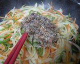 ３種野菜とねこぶまんまの☆塩麹炒め作り方6写真