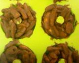 バレンタインに～柿の種deチョコドーナツ作り方3写真