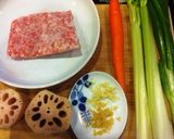 サラダ　ラップ、　冷蔵庫の野菜で作り方1写真