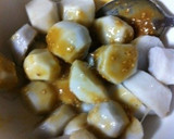 簡単♡おいしい♡里芋の味噌だれ和え作り方5写真