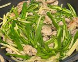 青椒肉絲作り方4写真
