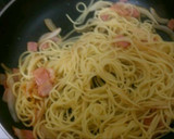 かんたんランチ 和風しょうゆパスタ作り方5写真