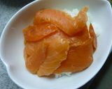 スモークサーモンの塩麹丼。作り方7写真