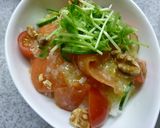 スモークサーモンの塩麹丼。作り方9写真