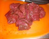 鹿肉!　柔らか塩麹揚げ！作り方1写真