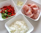 ご飯のかさ増しに！鶏むね肉の節約痩せる丼作り方1写真