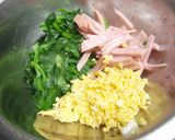 ➏　ほうれん草のゴマネーズ和え　➏作り方4写真