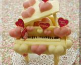 * バレンタイン ❤ 愛を奏でるピアノ♪作り方8写真