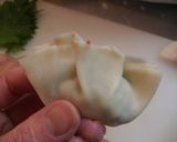 大葉と梅とかまぼこの揚げ餃子☆作り方6写真