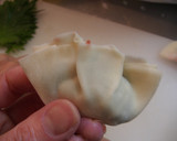 大葉と梅とかまぼこの揚げ餃子☆作り方6写真