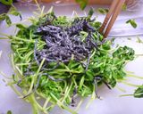 ❤豆苗＋塩こんぶ❤作り方4写真