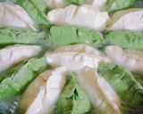 緑色の健康手作り餃子作り方10写真
