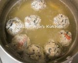 ふわふわ鶏だんごのSOUP　♬作り方4写真