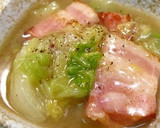 ■旨い、かんたん！白菜とベーコンの煮物■作り方4写真
