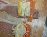 チーズがとろり♪鮮やか野菜の豚肉ロール作り方3写真