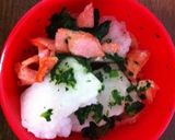 鮭ホウレン草粥（フリージング時短離乳食）作り方2写真