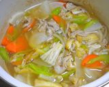 セロリ豚汁作り方6写真