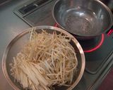 豚しゃぶサラダ+お好みスープ作り方1写真